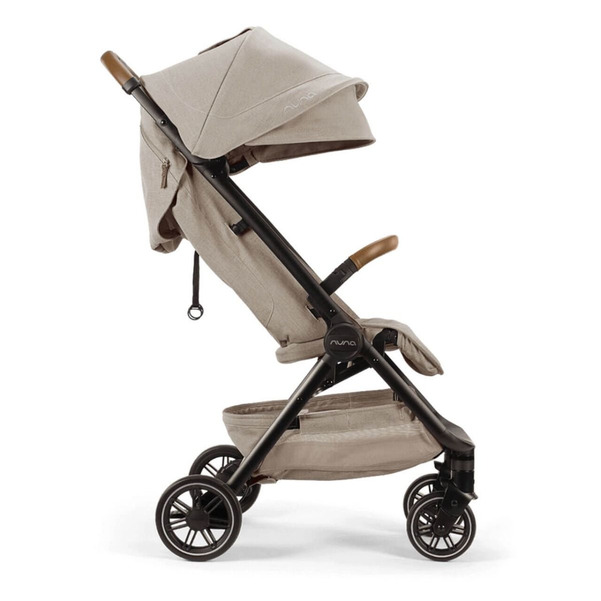 Nuna TRVL Compact Stroller in Hazelwood – Ultra-Lightweight, Easy-Fold, and Stylish Stroller for Infants and Toddlers with One-Hand Recline, UPF 50+ Canopy, and Progressive Suspension for a Smooth Ride