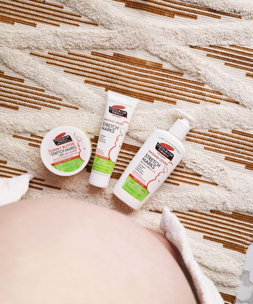 Palmer's Cocoa Butter Formula Massage Cream for Stretch Marks with Vitamin E – Intensive Hydration & Elasticity Boost for Pregnancy Skin | 125g Rich Concentrate for Belly, Hips, Thighs & Bust
