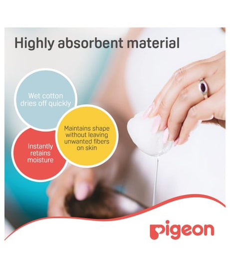 Pigeon Pure Cotton Balls Soft, Absorbent & Hygenic - 100 Pcs - MINIMEE KIDS