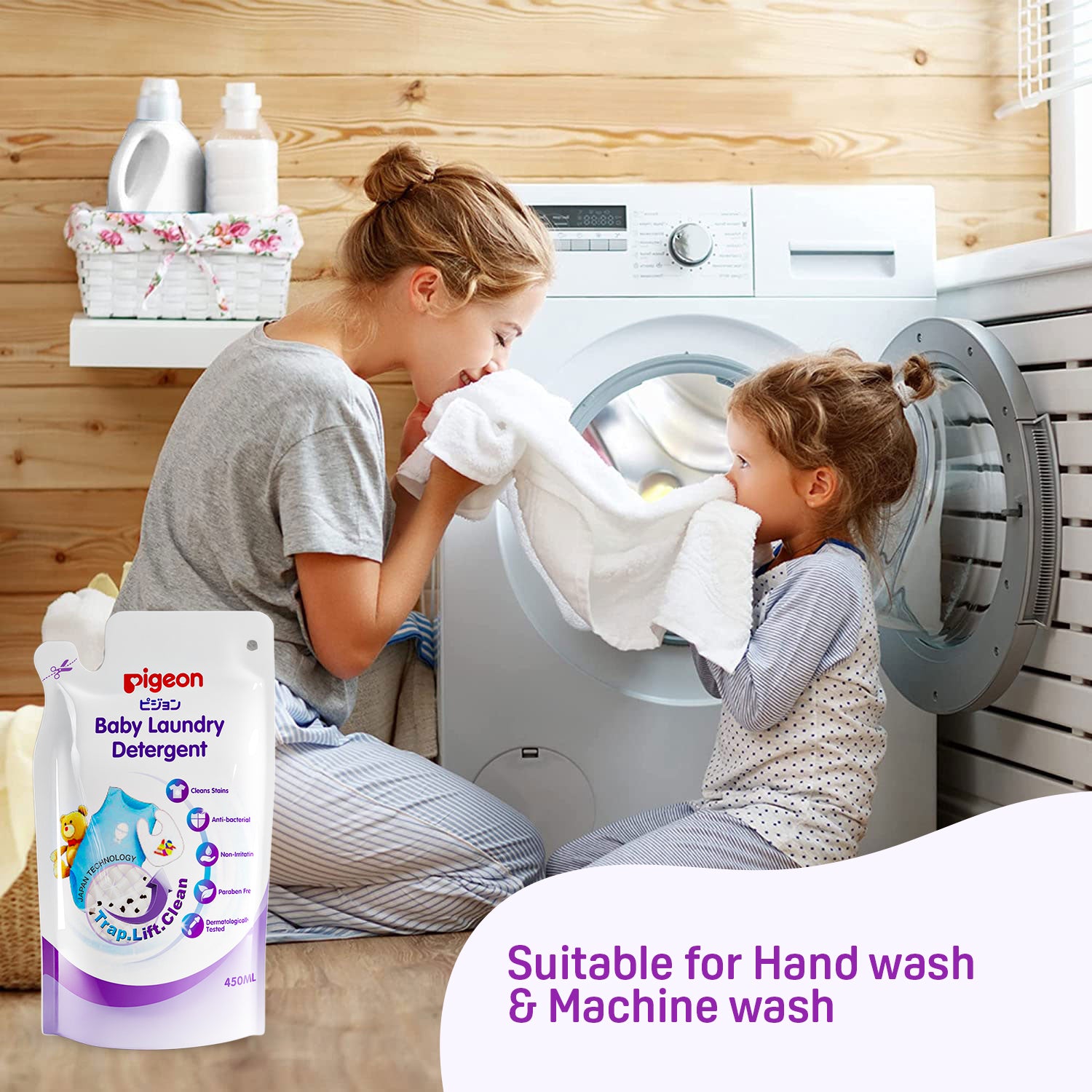 Pigeon Baby Laundry Detergent Liquid Refill Pack - 450ml