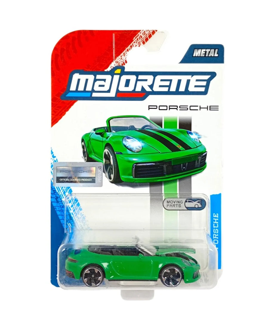 Majorette Porsche Premium Cars 6-Assortment Die-Cast Vehicle Collection | Panamera, Porsche 917, Porsche 911 Carrera RS 2.7, Porsche 911 Carrera S & GT3 Cup (992) | Metal Cars with Moving Parts | 1:64 Scale | Ages 3+