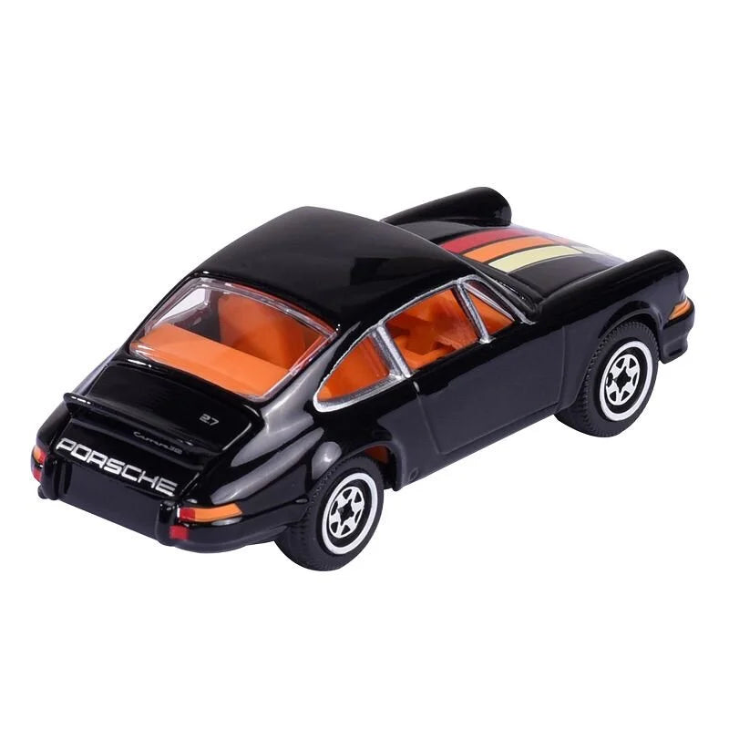 Majorette Porsche 911 Carrera RS 2.7 Die-Cast Car - 1:64 Scale | Premium Porsche Collection | Collector’s Edition in Black