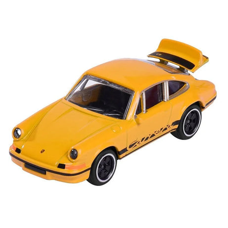 Majorette Porsche 911 Carrera RS 2.7 Die-Cast Car - 1:64 Scale | Premium Porsche Collection | Collector’s Edition in Yellow