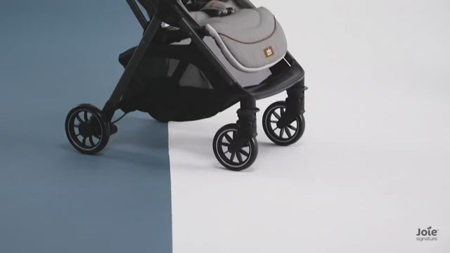 Joie Signature Parcel - Carbon - Versatile 3-in-1 Compact Stroller, Supports up to 22kg