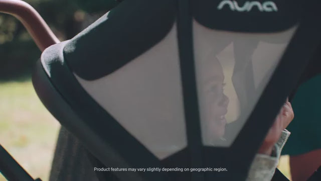 Nuna Demi Grow Baby Stroller - Converts to Double or Twin Stroller | Dual Suspension Pram Versatile and Innovative Stroller for 0M+ (Up to 22kg) - Cyber