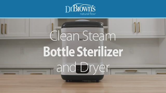 Dr Brown's Natural Flow Electric Bottle Sterilizer & Dryer with HEPA Air filter