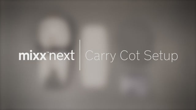 Nuna MIXX Carry Cot - Caviar | Luxurious, Ultra-Comfortable Baby Bassinet with UPF 50+ Canopy, Dream drape™, and Breathable Mattress | Ideal for Newborns Up to 9 kg, Compatible with Nuna MIXX Strollers