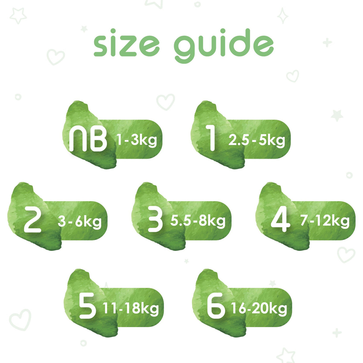 PureBorn Organic Bamboo Diapers Size 2 (3–6 kg) – 32 Pcs | Ultra-Soft, Hypoallergenic, Eco-Friendly & Leak-Proof Baby Diapers