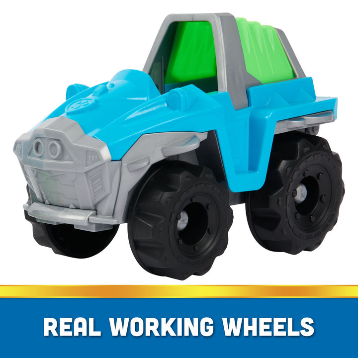 Paw Patrol Rex’s Rescue Vehicle - Eco-Friendly Dino Adventure Toy for Kids Ages 3+ Made from at least 71% recycled plastic