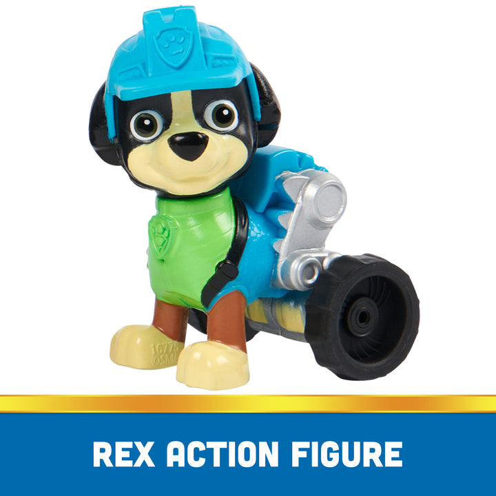 Paw Patrol Rex’s Rescue Vehicle - Eco-Friendly Dino Adventure Toy for Kids Ages 3+ Made from at least 71% recycled plastic