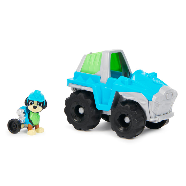 Paw Patrol Rex’s Rescue Vehicle - Eco-Friendly Dino Adventure Toy for Kids Ages 3+ Made from at least 71% recycled plastic