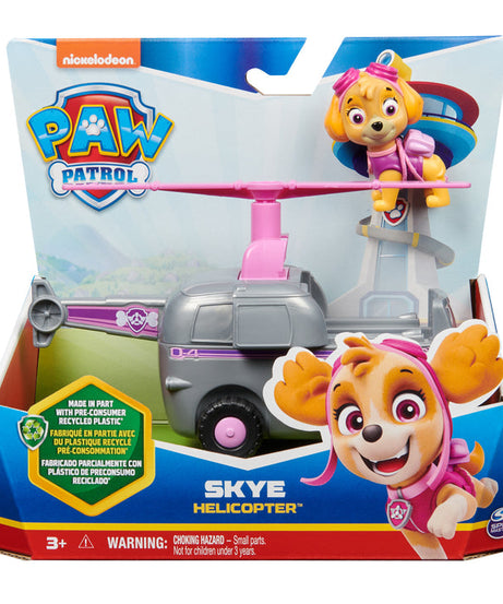 PAW Patrol Skye’s Helicopter - Eco-Friendly Toy Vehicle with Collectible Skye Action Figure for Kids Aged 3 and Up - Perfect for Imaginative Play and Rescue Missions