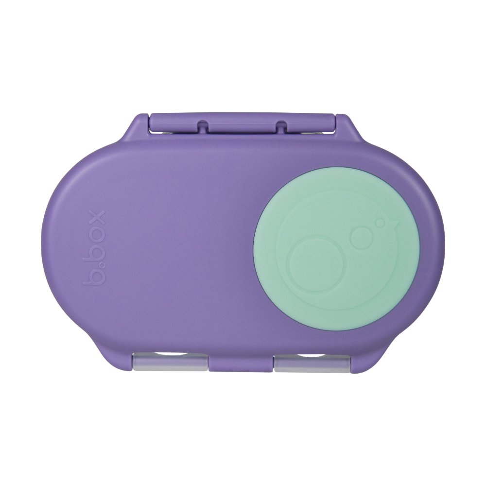 b.box Snackbox 350ml | Leak-Proof Toddler Snack Container with Flexi Whole Fruit Holder | 12m+ Travel & School Friendly | BPA-Free, Microwave & Freezer Safe - MINIMEE KIDS
