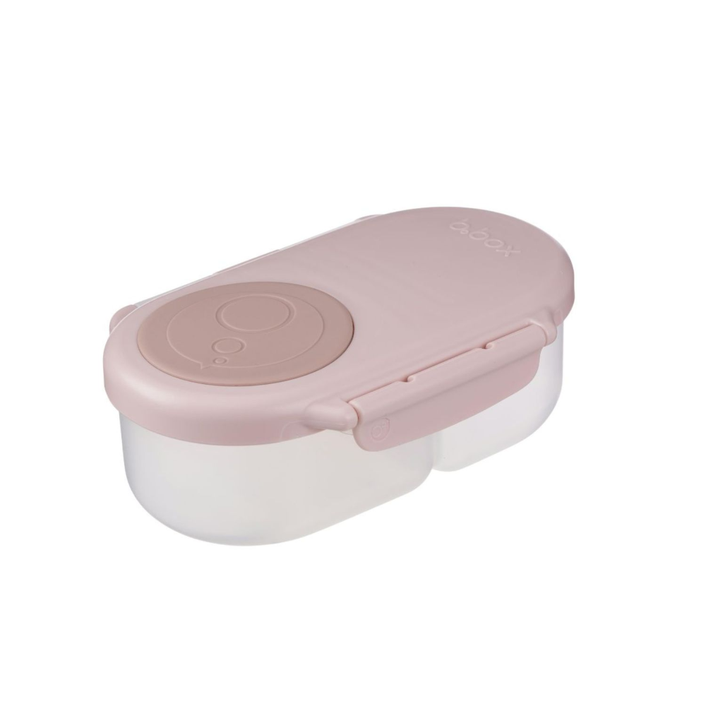 b.box Snackbox 350ml | Leak-Proof Toddler Snack Container with Flexi Whole Fruit Holder | 12m+ Travel & School Friendly | BPA-Free, Microwave & Freezer Safe - MINIMEE KIDS