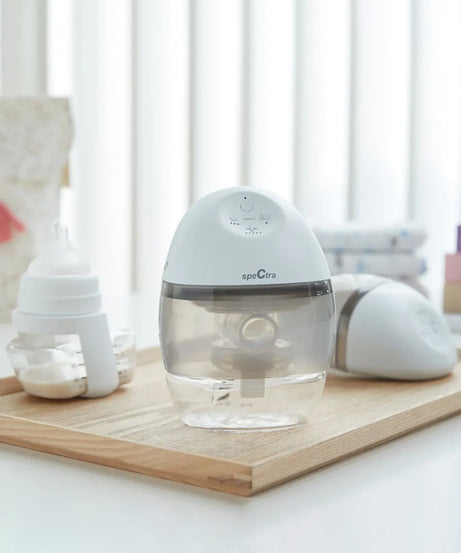 Spectra Wearable Electric Breast Pump – Hands-Free, Wireless & Portable | Rechargeable, Silent Pump with 5 Massage & Expression Modes, Backflow Protection, and 4-Hour Battery Life