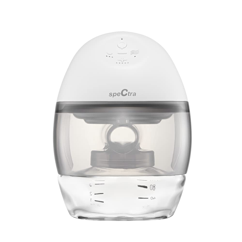 Spectra Wearable Electric Breast Pump – Hands-Free, Wireless & Portable | Rechargeable, Silent Pump with 5 Massage & Expression Modes, Backflow Protection, and 4-Hour Battery Life