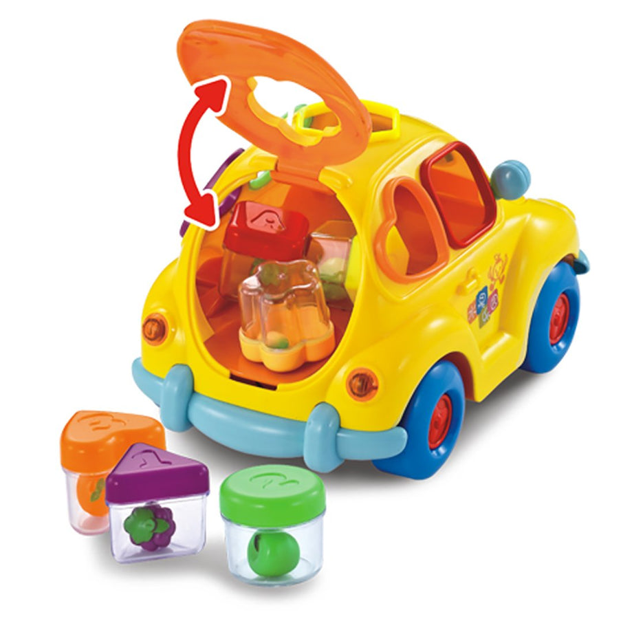 Hola Super Fun Fruit Car - Interactive Shape Sorter & Learning Toy for Toddlers 18M+