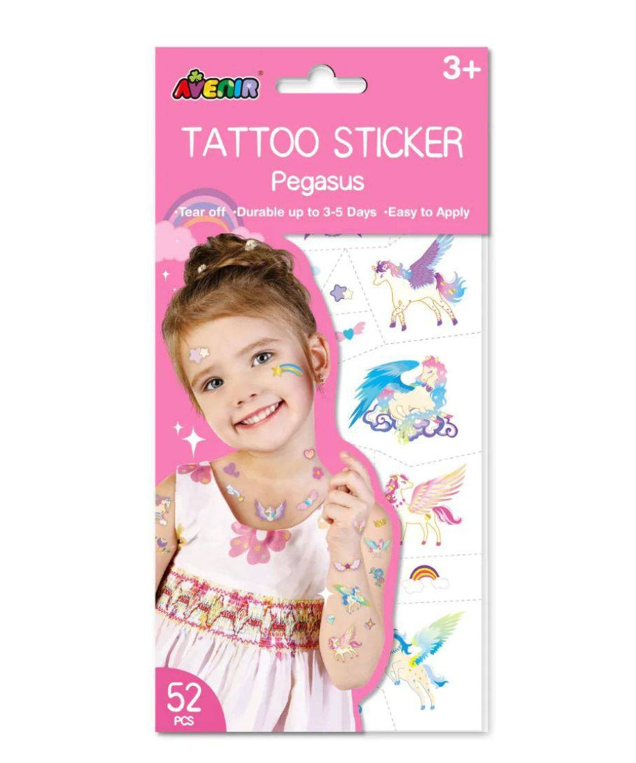 Avenir Tattoo Stickers – Durable 3-5 Days, Easy to Apply & Remove – Safe for Kids Ages 3+