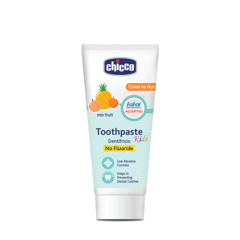 Chicco Mix Fruit Toothpaste for 12 Months to 6 Years Kids - 50g