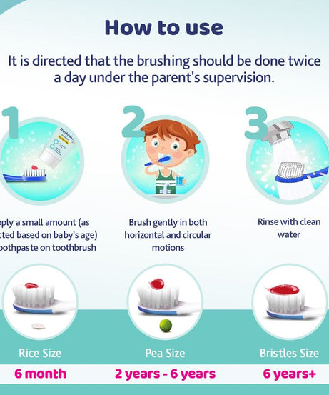 Chicco Mix Fruit Toothpaste for 12 Months to 6 Years Kids - 50g
