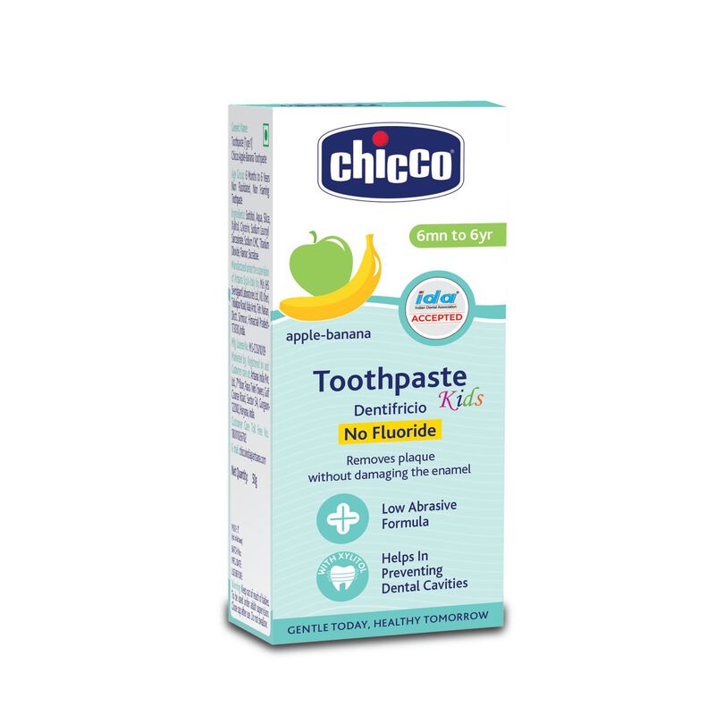 Chicco Apple Banana Toothpaste for 6 Months to 6 Years kids - 50g