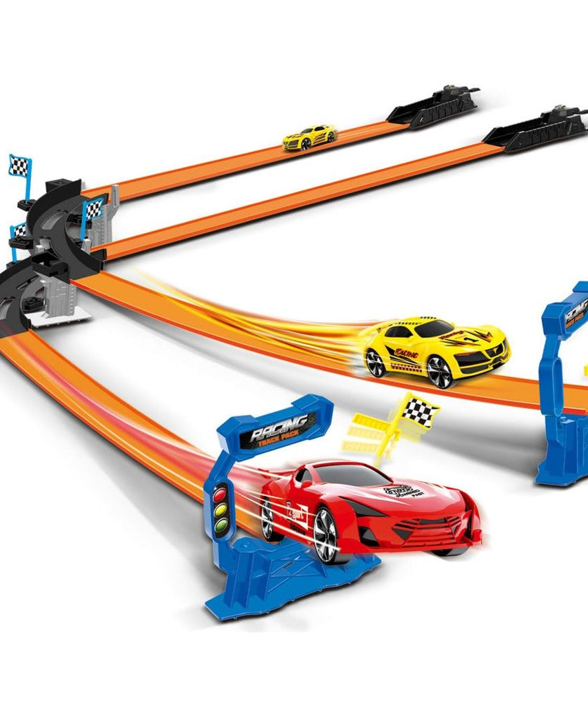 Tengleader Racing Power Track Set of 22 Pieces - Create Your Own Race Track 68823