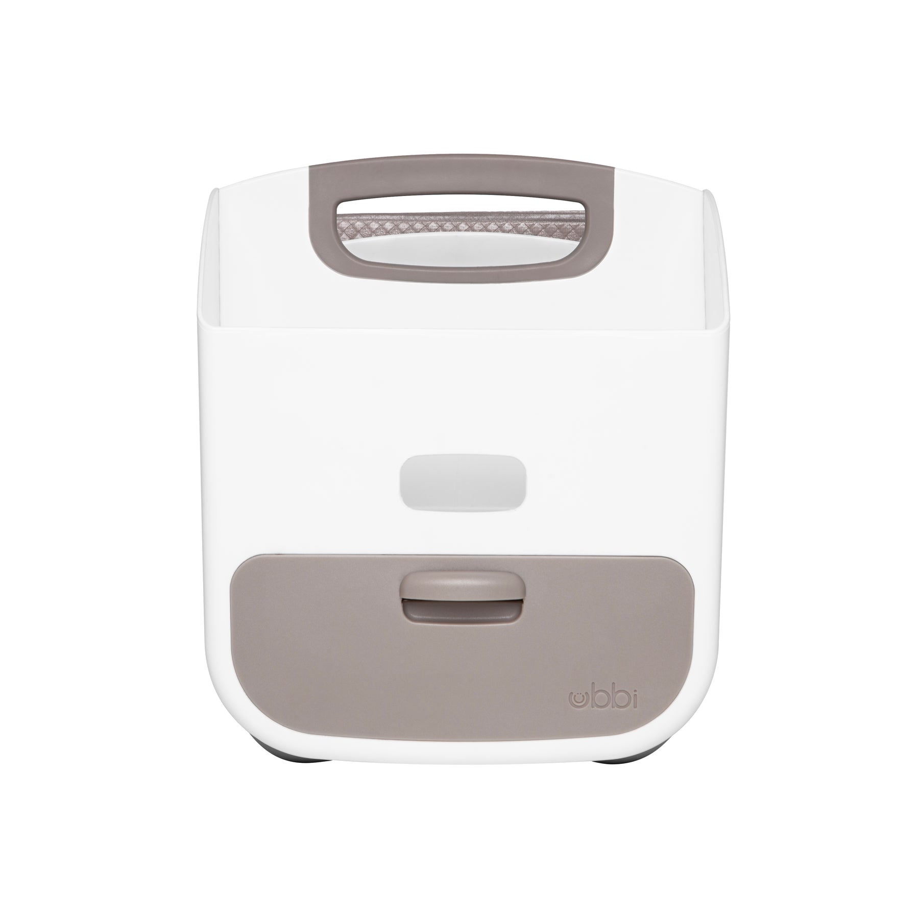 Ubbi Portable Diaper Changing Station & Caddy Organizer with Folding Mat | Diaper Storage for Baby Wipes & Accessories | Gray