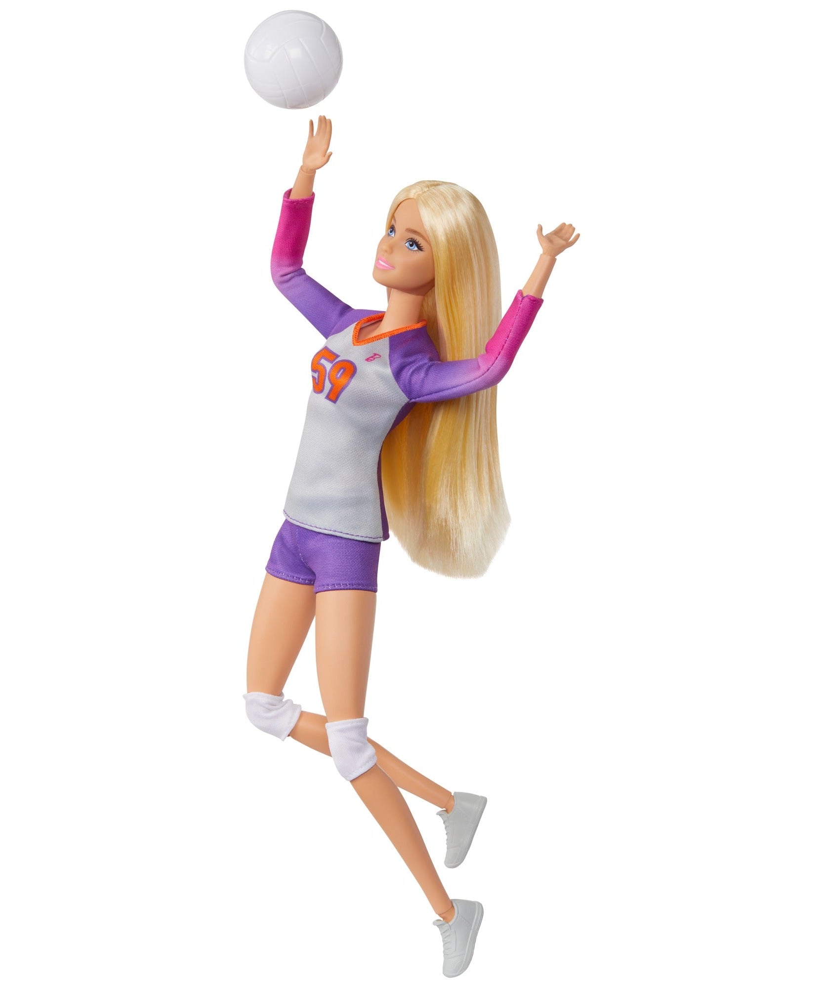 Barbie Made to Move Career - You can be Anything Volleyball Player Doll with Uniform, Ball & 22 Flexible Joints for Realistic Poses – Sports Doll for Kids 3+ Years | HKT72 - MINIMEE KIDS