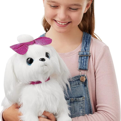 Zuru Pets Alive Lil Paw Paw The Walking Puppy - Interactive Walking and Barking Puppy Plush Toy for Kids 3+ Years