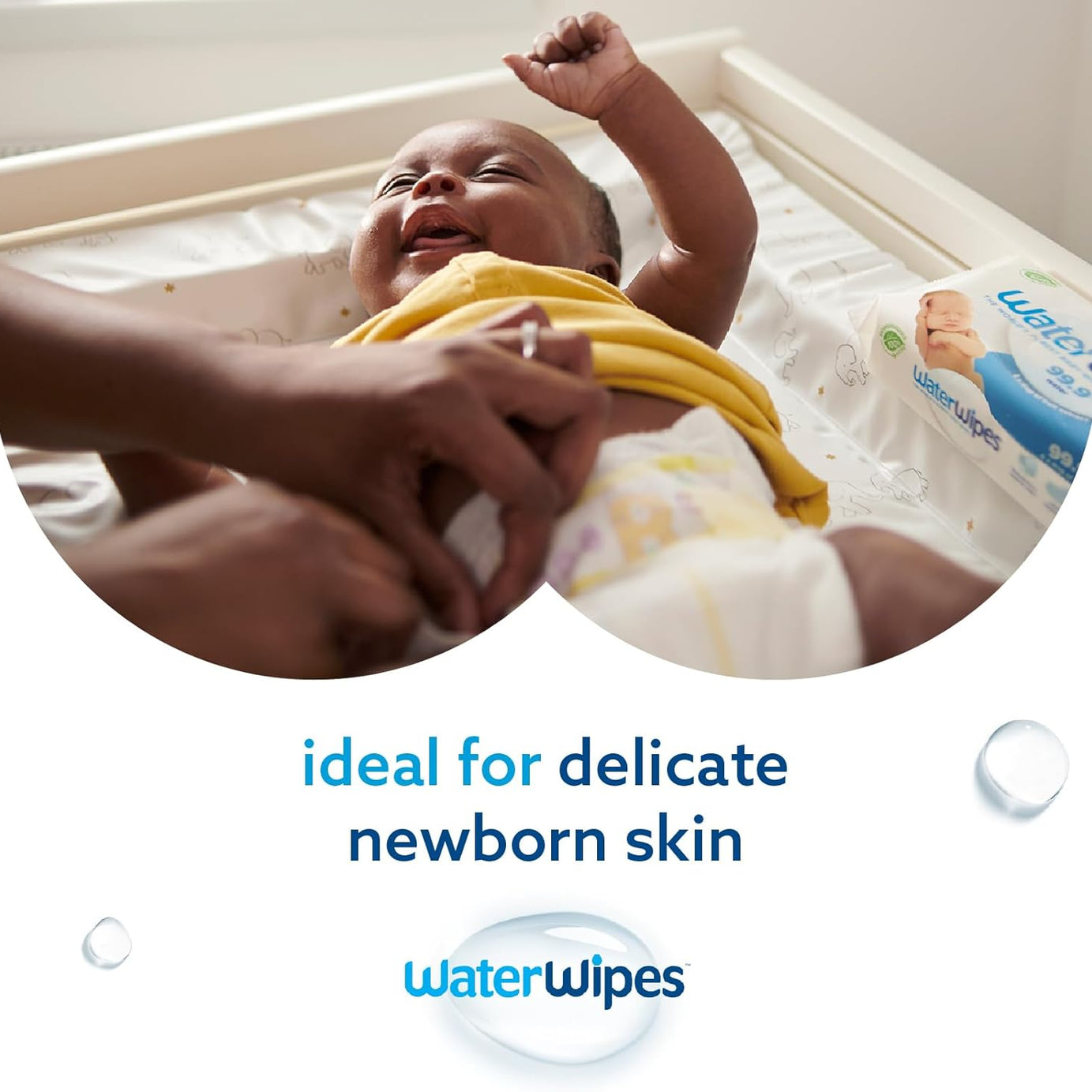 WaterWipes The World's Purest Baby Wipes Biodegradable Unscented Wipes - Pack of 60 - MINIMEE KIDS