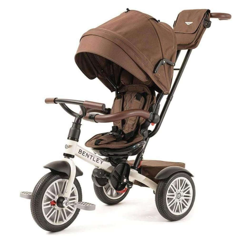 Bentley Mulliner 6-in-1 Convertible Baby Tricycle and Stroller – Luxury Baby Ride with Multiple Modes and Premium Design - MINIMEE KIDS