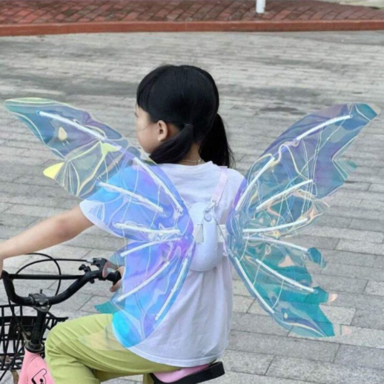 Dream Light Wings | Flap Wings with Music & Light | Enchanting Butterfly Wings with Music and Lights for Magical Playtime - MINIMEE KIDS