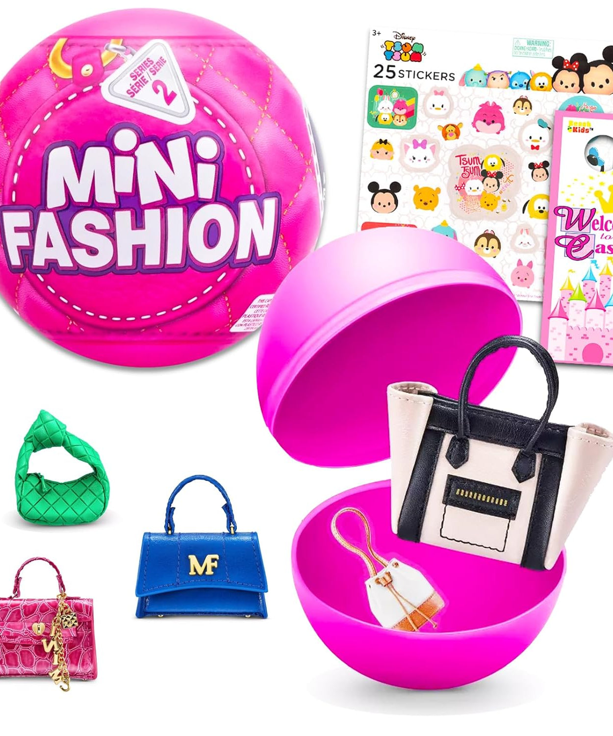 Zuru 5 Surprise - Mini Fashion Series 2: 100+ Real Fabric Bags & Accessories Toys to Collect!