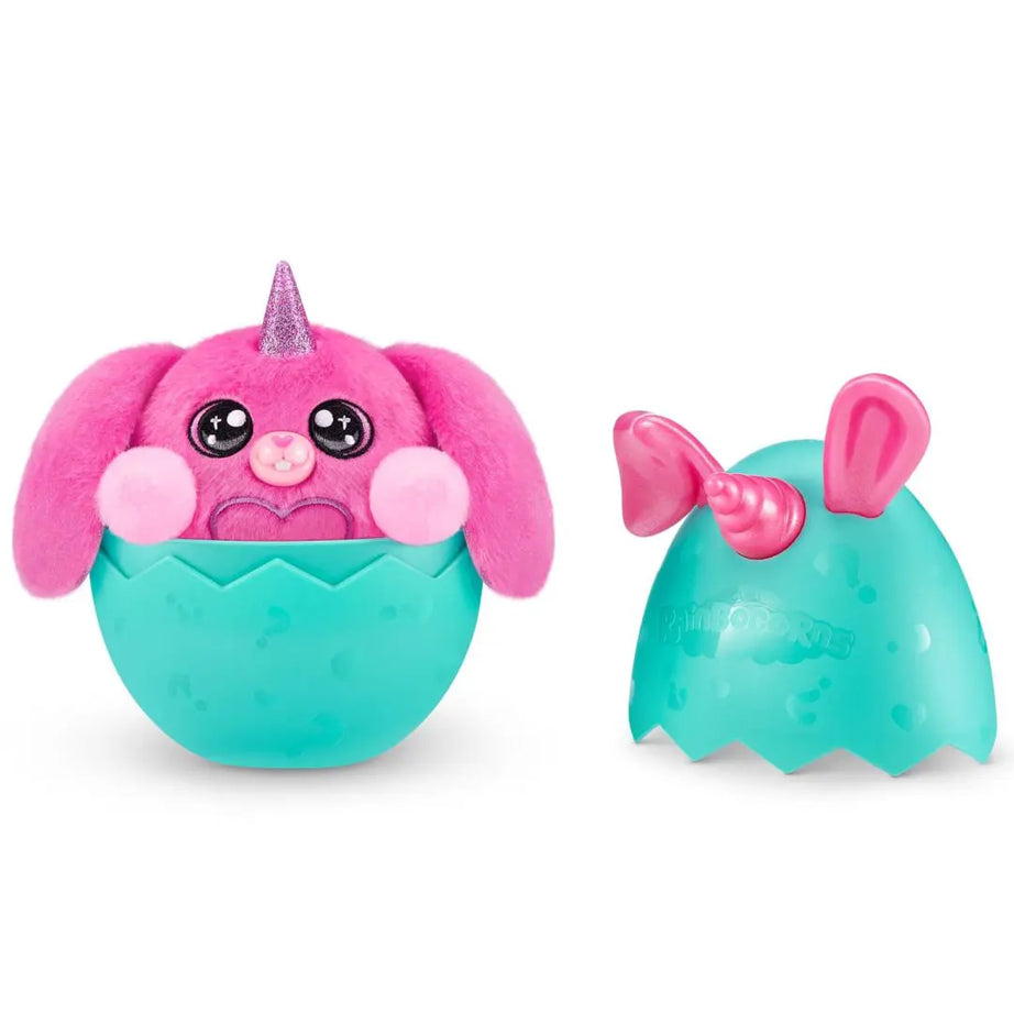 Zuru Rainbocorns Bunnycorn Surprise - 4+ Bunny Surprises Inside, Soft Cotton Tail Plush Toy, Collect All 6