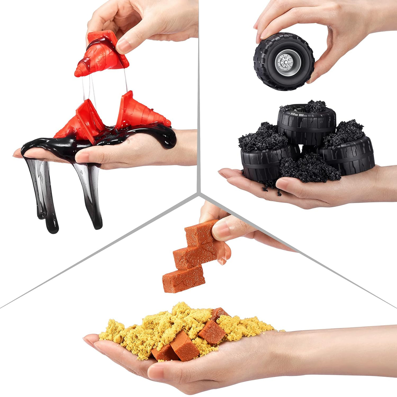 Zuru Smashers Monster Trucks Surprise (Skull Truck) - 25+ Surprises, Collectible Monster Truck with Smash Slime, Sand Compounds, & Accessories