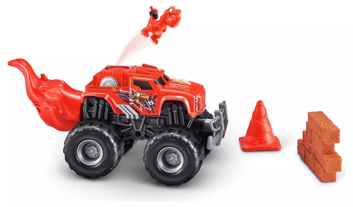 Zuru Smashers Monster Trucks Surprise (Skull Truck) - 25+ Surprises, Collectible Monster Truck with Smash Slime, Sand Compounds, & Accessories