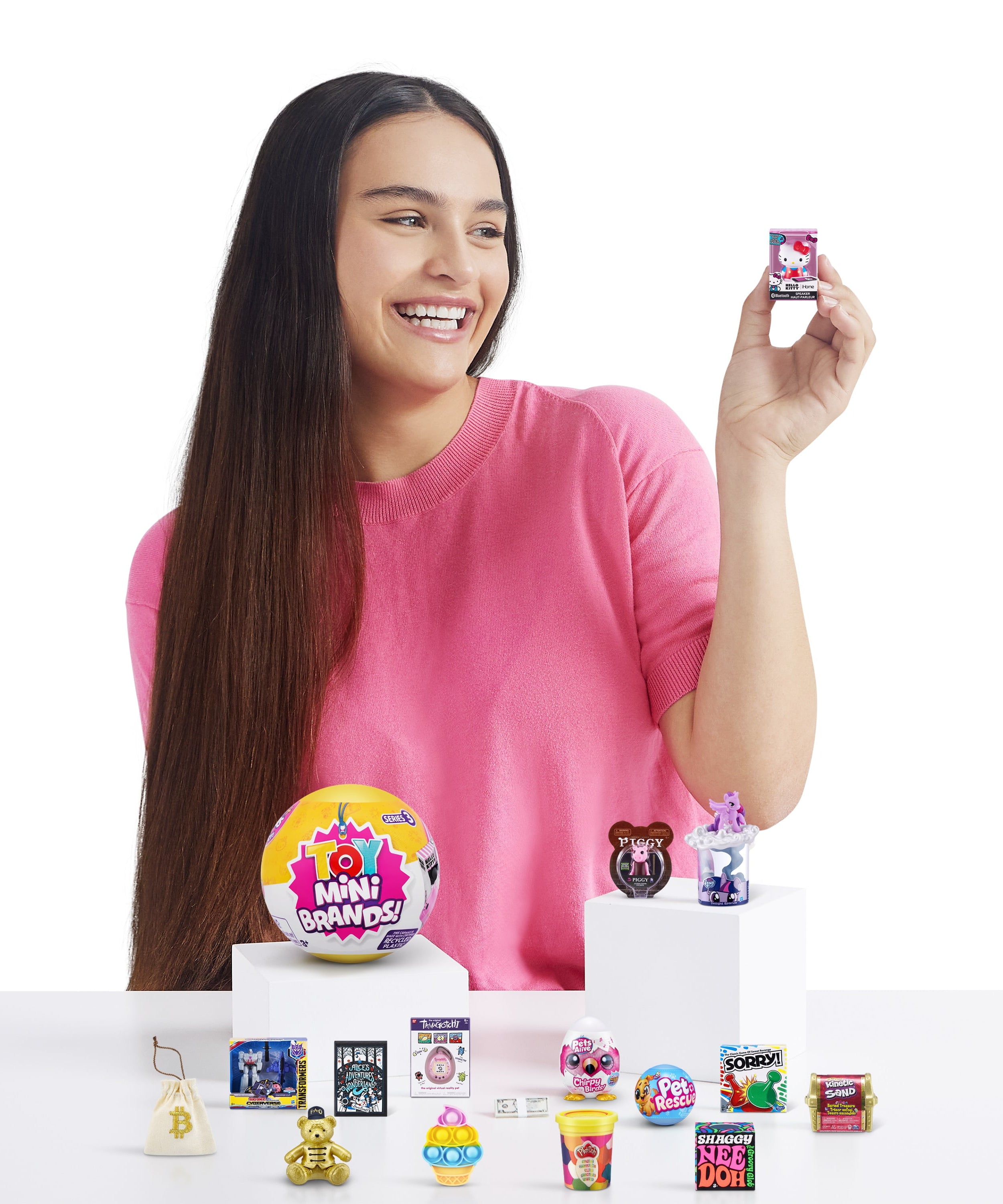 ZURU Toy Mini Brands Series 3 Capsule Ball - Unbox 5 Mystery Miniatures & Collect Rare Frozen Moments!
