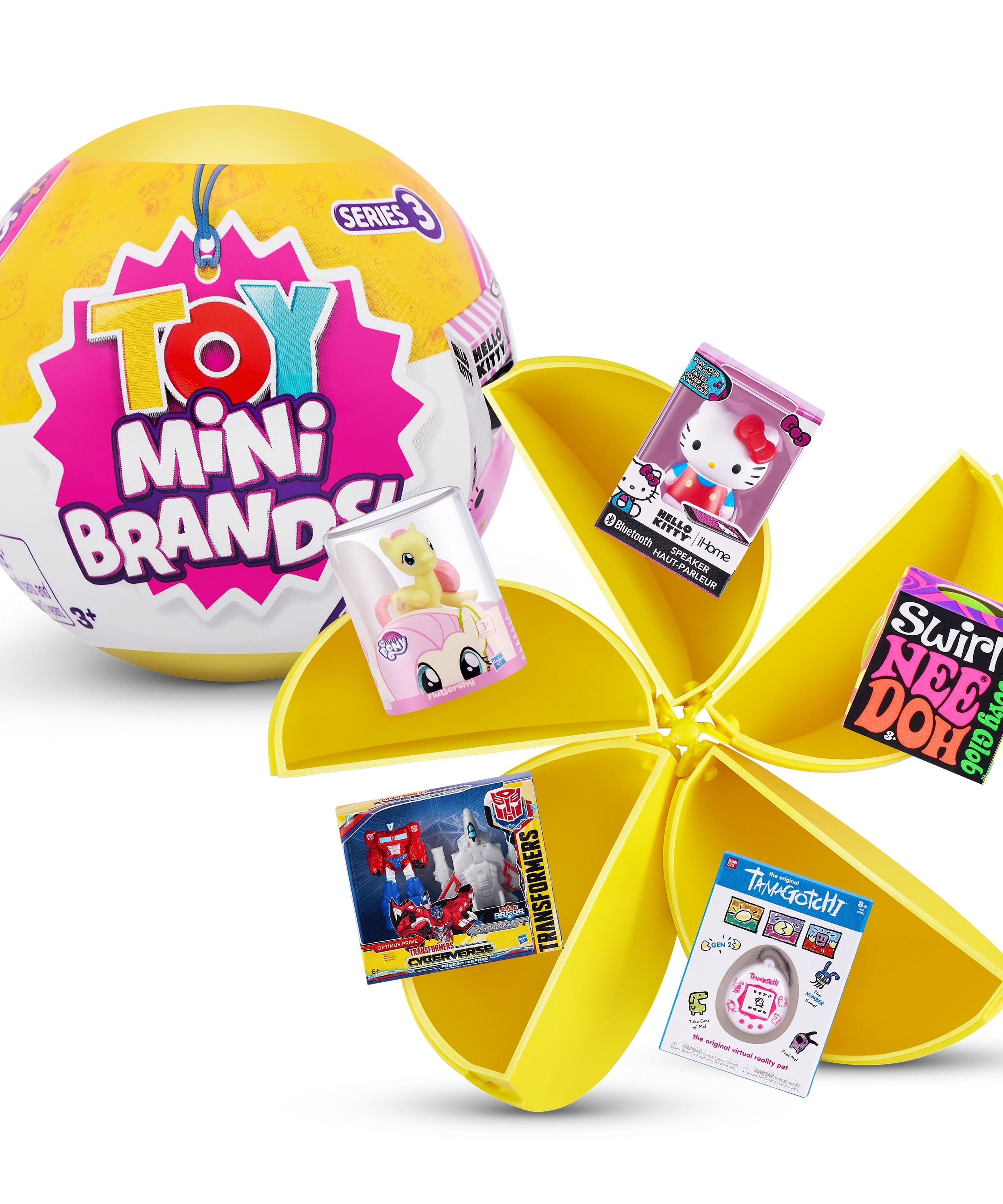 ZURU Toy Mini Brands Series 3 Capsule Ball - Unbox 5 Mystery Miniatures & Collect Rare Frozen Moments!