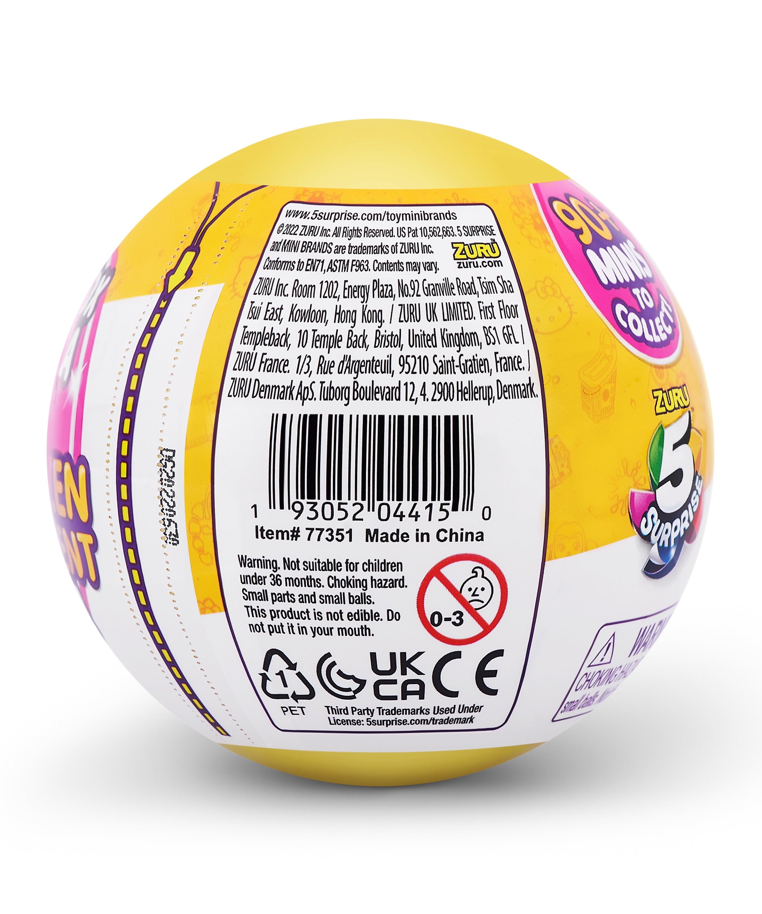 ZURU Toy Mini Brands Series 3 Capsule Ball - Unbox 5 Mystery Miniatures & Collect Rare Frozen Moments!