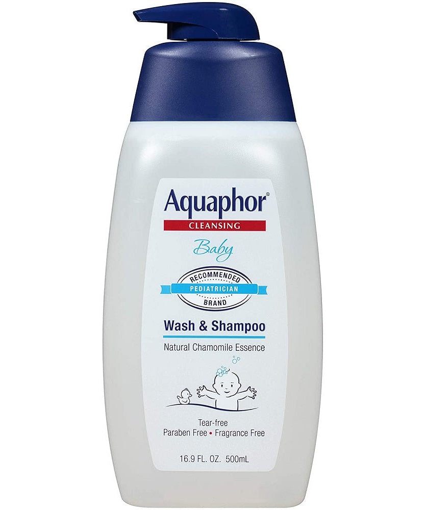 Aquaphor Baby Wash & Shampoo, 16.9 fl oz / 500ml - MINIMEE KIDS